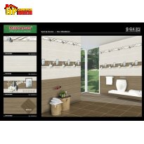 GẠCH ỐP TƯỜNG 30X60 VÂN SỌC GỖ ĐẬM LỢT ĐIỂM BÌNH BÔNG 39508 CAO CẤP GIÁ RẺ