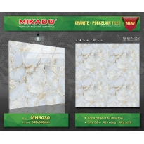 GẠCH LÁT NỀN 60X60 VÂN ĐÁ MARBLE CHỈ VÀNG 6030 CAO CẤP GIÁ RẺ