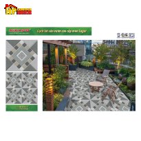 GẠCH LÁT SÂN VƯỜN 50X50 BÔNG CỔ ĐIỂN 5503 CAO CẤP GIÁ RẺ
