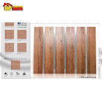 GẠCH LÁT NỀN 15X80 VÂN GỖ NÂU ĐỎ 1834 CAO CẤP GIÁ RẺ
