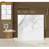 GẠCH LÁT NỀN 80X80 TRẮNG VÂN LOANG ĐEN VÀNG 88003 CAO CẤP GIÁ RẺ