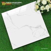 GẠCH LÁT NỀN 60X60 TRẮNG VÂN KHÓI NHIỀU 6637 CAO CẤP GIÁ RẺ