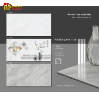 GẠCH ỐP TƯỜNG 30X60 VÂN ĐÁ XÁM ĐẬM LỢT ĐIỂM BÔNG SỨ TRẮNG 36304 CAO CẤP GIÁ RẺ