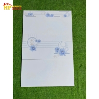 GẠCH ỐP TƯỜNG 40X80 TRẮNG TRƠN ĐIỂM BÔNG XANH 4850 CAO CẤP GIÁ RẺ