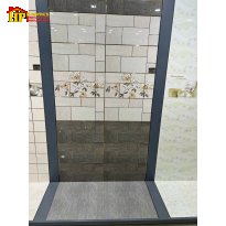 GẠCH ỐP TƯỜNG 30X60 VÂN GỖ GHÉP CHỈ VÀNG ĐIỂM BÔNG LY 3635 CAO CẤP GIÁ RẺ