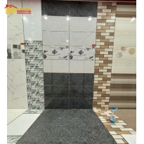GẠCH ỐP TƯỜNG 30X60 VÂN ĐÁ XÁM ĐẬM LỢT CHỈ VÀNG 98269 CAO CẤP GIÁ RẺ