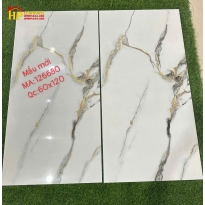 GẠCH LÁT NỀN 60X120 TRẮNG VÂN ĐÁ KHẮC KIM 126680 CAO CẤP GIÁ RẺ