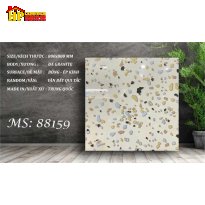 GẠCH LÁT NỀN 80X80 MÀU KEM VÂN ĐÁ MÀI NÂU XANH ÉP KÍNH 88159 CAO CẤP GIÁ RẺ