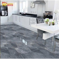 GẠCH LÁT NỀN 60X60 VÂN ĐÁ MARBLE XÁM ĐẬM 6188 CAO CẤP GIÁ RẺ