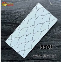 GẠCH TRANG TRÍ 30X60 VẢY CÁ TRẮNG 6501 CAO CẤP GIÁ RẺ