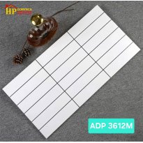 GẠCH TRANG TRÍ 30X60 18 Ô CHỮ NHẬT TRẮNG 3612M CAO CẤP GIÁ RẺ