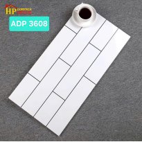 GẠCH TRANG TRÍ 30X60 Ô CHỮ NHẬT XÂY GẠCH TRẮNG 3608 CAO CẤP GIÁ RẺ