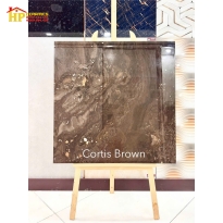 GẠCH LÁT NỀN 80X80 VÂN ĐÁ NÂU LẮC CORTIS BROWN CAO CẤP GIÁ RẺ