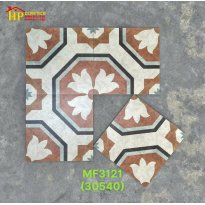 GẠCH BÔNG 30X30 BÔNG NÂU CỔ XƯA 3121 CAO CẤP GIÁ RẺ