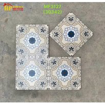 GẠCH BÔNG 30X30 NỀN KEM HOA VĂN BÔNG CỔ XƯA 3127 CAO CẤP GIÁ RẺ
