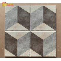 GẠCH BÔNG 20X20 HOA VĂN HÌNH HỘP GHÉP NÂU XÁM CỔ ĐIỂN CAO CẤP GIÁ RẺ
