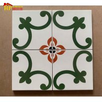 GẠCH BÔNG 20X20 HOA VĂN XANH NỀN TRẮNG CỔ ĐIỂN CAO CẤP GIÁ RẺ
