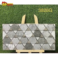 GẠCH TRANG TRÍ 30X60 XÁM ĐÁ VÀ TRẮNG GHI HỌA TIẾT TỔ ONG ĐAN CÀI 3D NHẬP KHẨU CAO CẤP