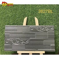 GẠCH TRANG TRÍ 30X60 SẮC MÀU ĐEN THAN HỌA TIẾT ĐÁ GHÉP SOLE 3D NHẬP KHẨU CAO CẤP