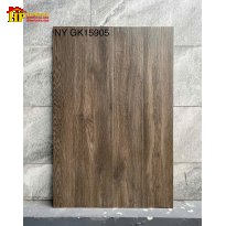 GẠCH GIẢ GỖ 15X90 VÂN GỖ NÂU ÓC CHÓ GK15905 CAO CẤP GIÁ RẺ