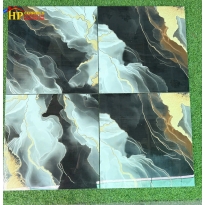 GẠCH LÁT NỀN 60X60 VÂN ĐÁ LOANG ĐEN VÀNG TRẮNG KHẮC KIM CAO CẤP GIÁ RẺ
