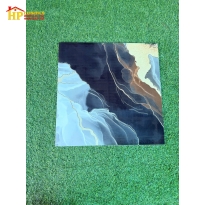 GẠCH LÁT NỀN 60X60 VÂN ĐÁ LOANG ĐEN VÀNG TRẮNG KHẮC KIM CAO CẤP GIÁ RẺ