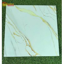GẠCH LÁT NỀN 60X60 TRẮNG VÂN KHÓI KHẮC KIM CHỈ VÀNG CAO CẤP GIÁ RẺ