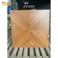 GẠCH LÁT NỀN 60X60 VÂN GỖ GHÉP HOA SY6971 CAO CẤP GIÁ RẺ