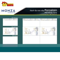 GẠCH ỐP TƯỜNG 40X80 TRẮNG TRƠN ĐIỂM BÔNG TRẮNG SIÊU BÓNG 48065S5 CAO CẤP GIÁ RẺ