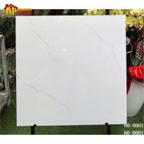 GẠCH LÁT NỀN 60X60 TRẮNG VÂN KHÓI 6001 CAO CẤP GIÁ RẺ