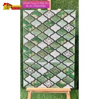 GẠCH TRANG TRÍ 30X60 KHẮC KIM HÌNH THOI XANH LÁ BÔNG 360095 CAO CẤP GIÁ RẺ