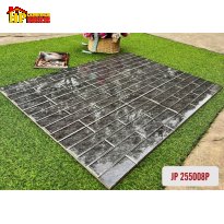 GẠCH TRANG TRÍ 25X50 KIỂU XÂY GẠCH VÂN ĐÁ XÁM KHẮC KIM 255008 CAO CẤP GIÁ RẺ