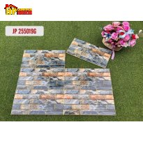 GẠCH TRANG TRÍ 25X50 KIỂU XÂY GẠCH VÂN ĐÁ GHÉP GIẢ CỔ KHẮC KIM 255019 CAO CẤP GIÁ RẺ