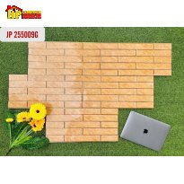 GẠCH TRANG TRÍ 25X50 KIỂU XÂY GẠCH VÂN MÂY VÀNG KHẮC KIM 25509 CAO CẤP GIÁ RẺ