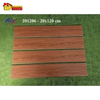 GẠCH GIẢ GỖ 20X120 VÂN GỖ NÂU ĐỎ 201206 CAO CẤP GIÁ RẺ