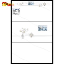 GẠCH ỐP TƯỜNG 40X80 TRẮNG VÂN KHÓI ĐIỂM BÌNH BÔNG TRẮNG SỨ 48405 CAO CẤP GIÁ RẺ