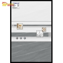 GẠCH ỐP TƯỜNG 40X80 VÂN ĐÁ XÉO XÁM ĐẬM LỢT ĐIỂM BÔNG CỎ 48403 CAO CẤP GIÁ RẺ