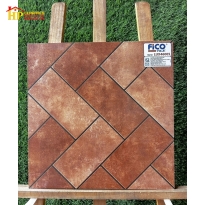 GẠCH LÁT NỀN 40X40 GIẢ  CỔ GHÉP CÁ TÍNH NÂU 46005 CAO CẤP GIÁ RẺ