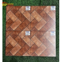 GẠCH LÁT NỀN 40X40 GIẢ  CỔ GHÉP CÁ TÍNH NÂU 46005 CAO CẤP GIÁ RẺ