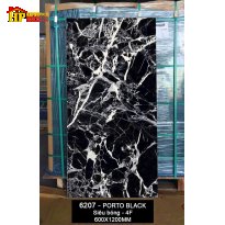 GẠCH LÁT NỀN 60X120 ĐEN VÂN TRẮNG 6207 NHẬP KHẨU CAO CẤP