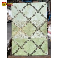 GẠCH TRANG TRÍ 30X60 SẮC XANH NGỌC VÂN ĐÁ MARBLE KẾT HỢP HOA VĂN CHỈ VÀNG HOÀNG GIA NHẬP KHẨU CAO CẤP