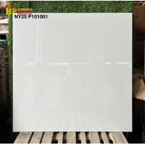 GẠCH LÁT NỀN 100X100 TRẮNG VÂN XÁM NHẸ 101001 CAO CẤP