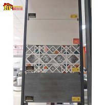 GẠCH ỐP TƯỜNG 30X60 VÂN XÁM XI MĂNG ĐẬM LỢT ĐIỂM TAM GIÁC ĐA SẮC HIỆU ỨNG 3D NHẬP KHẨU CAO CẤP