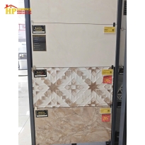 GẠCH ỐP TƯỜNG 30X60 VÂN ĐÁ NÂU KEM ĐIỂM HOA VĂN ĐỐI XỨNG HIỆU ỨNG 3D NHẬP KHẨU CAO CẤP