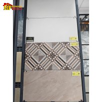 GẠCH ỐP TƯỜNG 30X60 VÂN ĐÁ NÂU XÉO ĐIỂM HÌNH VUÔNG XÉO HIỆU ỨNG 3D NHẬP KHẨU CAO CẤP