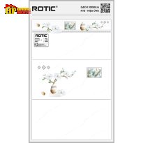 GẠCH ỐP TƯỜNG 30X60 SẮC MÀU TRẮNG VÂN XÁM KHÓI ĐIỂM BÌNH BÔNG VÀNG GOLD HOA MỌC LAN TRẮNG CAO CẤP GIÁ RẺ