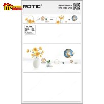 GẠCH ỐP TƯỜNG 30X60 MÀU TRẮNG NGỌC TRAI XÁM KHÓI ĐIỂM BÌNH BÔNG TRẮNG CẮM DẢI HOA MÀU VÀNG RỰC RỠ CAO CẤP GIÁ RẺ