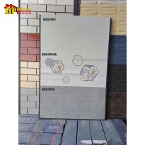 GẠCH ỐP TƯỜNG 30X60 SẮC MÀU XÁM ĐẬM LỢT VÂN ĐÁ MỜ CHẠY NGẪU NHIÊN ĐIỂM HỌA TIẾT HOA LAN TRẮNG CAO CẤP