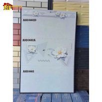 GẠCH ỐP TƯỜNG 30X60 SẮC MÀU XÁM TRẮNG HỌA TIẾT VIÊN ĐIỂM ĐÓA HOA TRÀ MÀU TRẮNG LỚN CAO CẤP