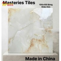 GẠCH LÁT NỀN 100X100 KHẮC KIM TRẮNG NGỌC THẠCH HOÀNG GIA VÂN MÂY LOANG HỔ PHÁCH NHẬP KHẨU CAO CẤP